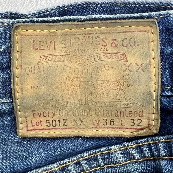 Levi’s 501z Jeans 1954 Vintage Clothing Selvedge Men’s Jeans Size 35x30* New NWT